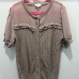 Women's Tan Sweater